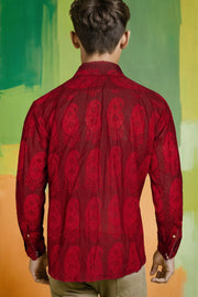 Red Bagh Printed Full Sleeve Men's Cotton Shirt 10075450