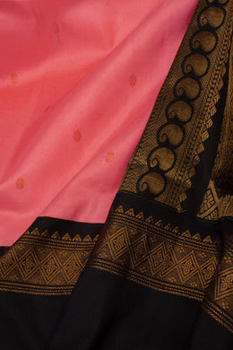 Pink Gadwal Silk Saree 10075407