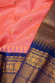 Pink Gadwal Kuttu Silk Saree 10075412