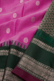 Pink Gadwal Kuttu Silk Saree 10075430