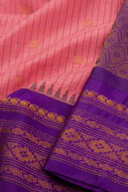 Pink Gadwal Kuttu Silk Saree 10075431