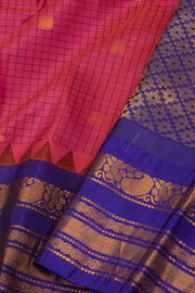 Red Gadwal Kuttu Silk Saree 10075433