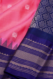 Pink Gadwal Kuttu Silk Saree 10075441