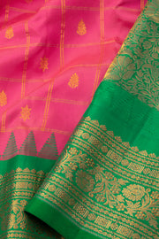 Pink Gadwal Kuttu Silk Saree 10076203