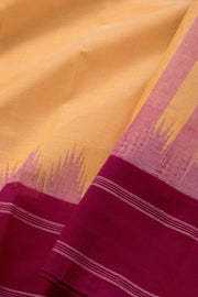 Topaz Orange Handloom Kanchi Cotton Saree 10069390 - Avishya