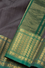  Brown Maheshwari Silk Cotton Saree 10075250