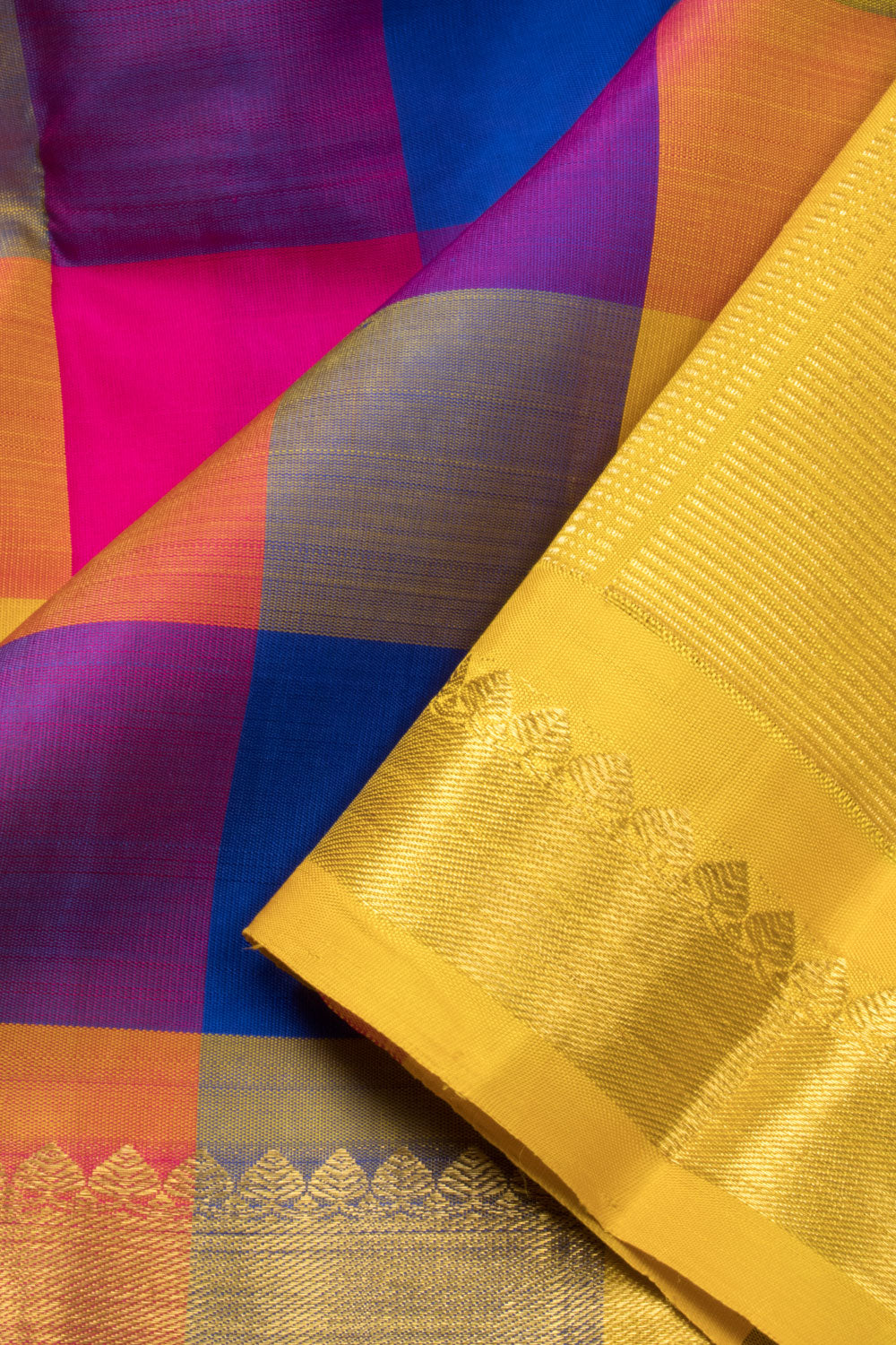 Multicolor Handloom Kanjivaram Silk Saree - Avishya