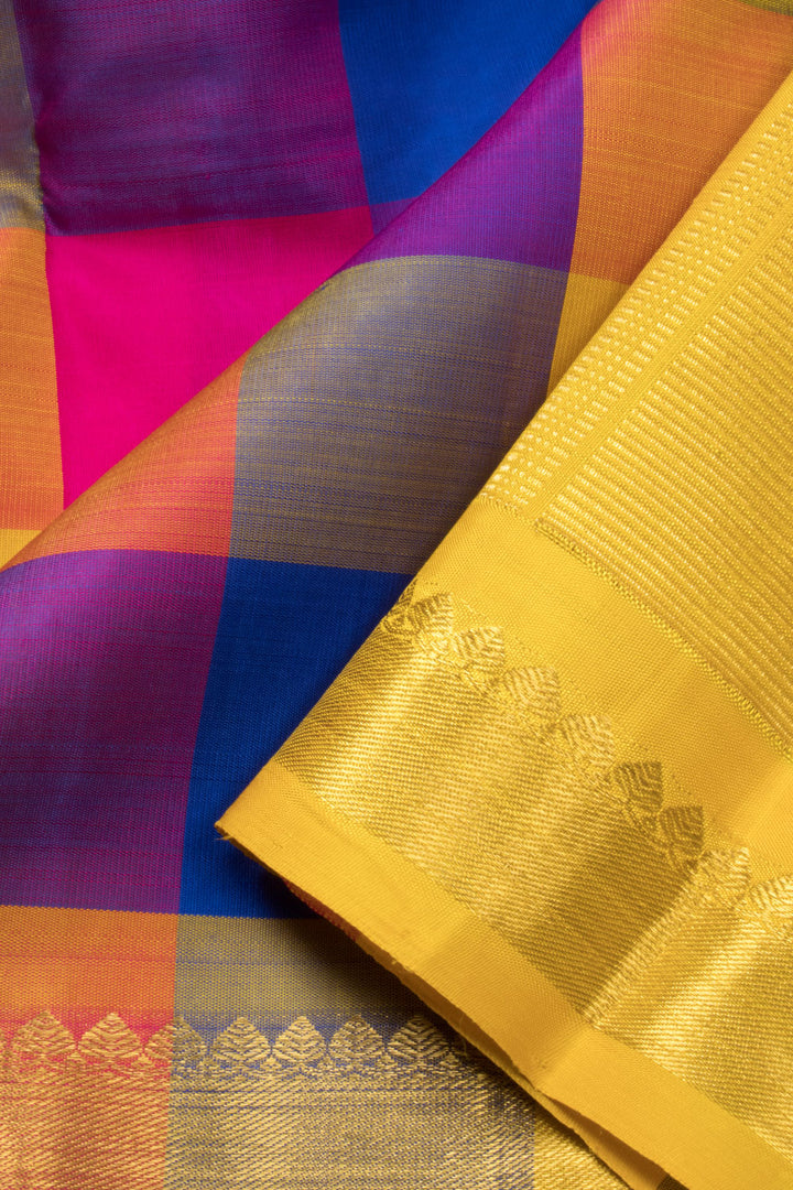 Multicolor Handloom Kanjivaram Silk Saree - Avishya