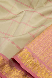 Pista Green Handloom Bridal Korvai Kanjivaram silk saree 10069159 - Avishya