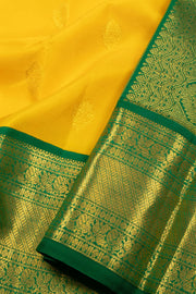 Yellow Kanjivaram Silk Saree