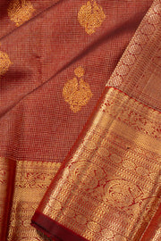 Maroon Handloom Kanjivaram Pure Silk Saree 10073821
