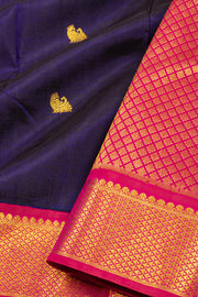 Blue Pure Zari Kanjivaram Saree 10074765