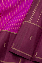 Magenta Pure Zari Kanjivaram Saree 10074766