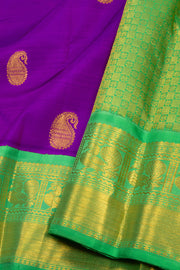 Purple Pure Zari Kanjivaram Saree 10074767