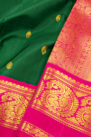 Green Pure Zari Kanjivaram Saree 10074780
