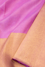 Purplish Pink Ettukol Kanjivaram Silk Saree 10075533