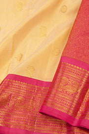 Gold Korvai Kanjivaram Silk Saree 10075650