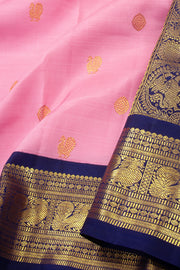 Persian Pink Korvai Kanjivaram Silk Saree 10075653