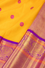 Amber Korvai Kanjivaram Silk Saree 10075666