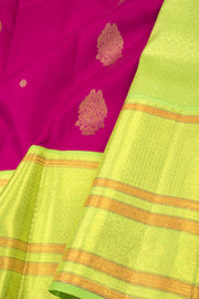 Mexican Pink Korvai Kanjivaram Silk Saree 10075668