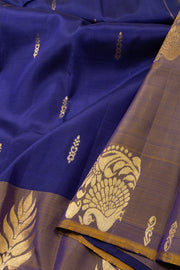 Blue Kanjivaram Pure Silk Saree 10076084