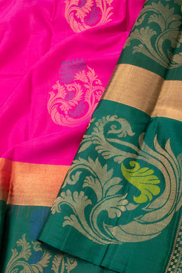 Pink Kanjivaram Pure Silk Saree 10076086