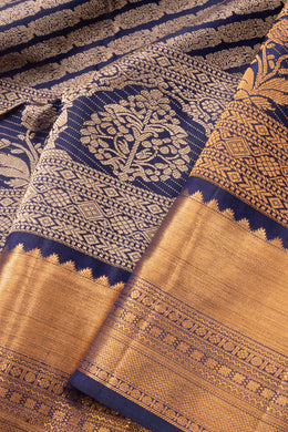 Blue Kanjivaram Pure Silk Saree 10076091