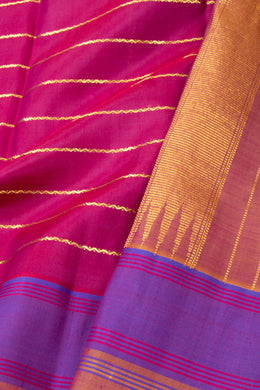 Purple Kanjivaram Pure Silk Saree 10076107