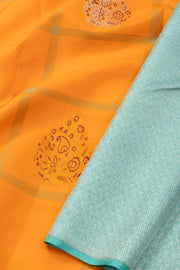 Yellow Kanjivaram Pure Silk Saree 10076112