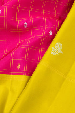 Pink Kanjivaram Pure Silk Saree 10076117