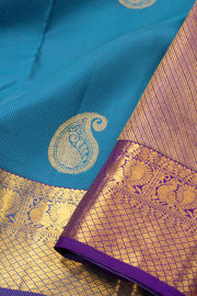Blue Kanjivaram Pure Silk Saree 10076118