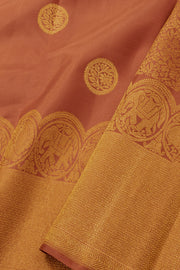Brown Kanjivaram Pure Silk Saree 10076123
