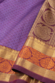 Purple Kanjivaram Pure Silk Saree 10076125