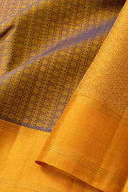 Yellow Kanjivaram Pure Silk Saree 10076127