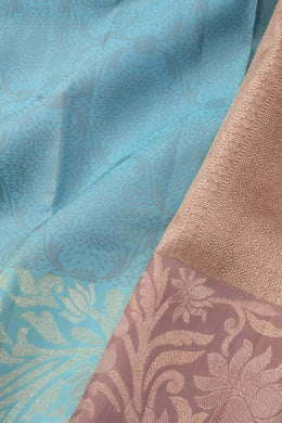 Blue Kanjivaram Pure Silk Saree 10076135