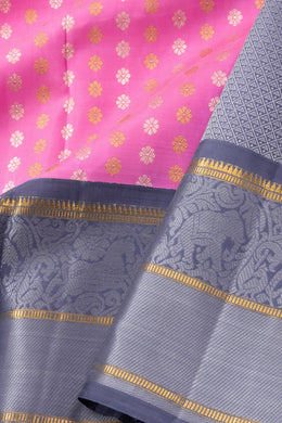 Pink Kanjivaram Pure Silk Saree 10076138