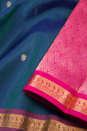 Green Light Weight Kanchipuram Pure Silk Saree 10072859