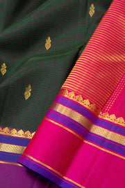 Green Light Weight Kanjivaram Pure Silk Saree 10073782