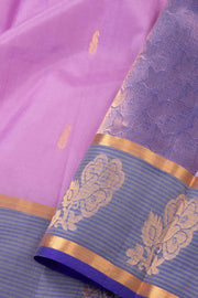Violet Light Weight Kanjivaram Pure Silk Saree 10073791