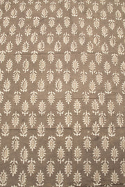 Grey Dabu Printed Cotton Salwar Suit Material - Avishya