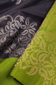 Black Kanjivaram Soft Silk Saree 