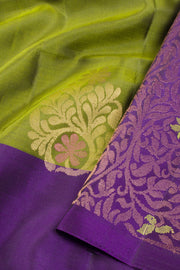 Green Kanjivaram Soft Silk Saree 