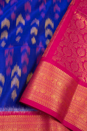 Blue Handloom Kanjivaram Soft Silk Saree 10073906