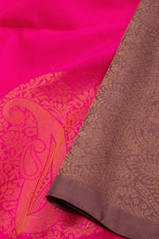Pink Handloom Kanjivaram Soft Silk Saree 10074803