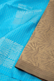 Blue Handloom Kanjivaram Soft Silk Saree 10074808