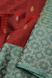 Maroon Handloom Kanjivaram Soft Silk Saree 10074809