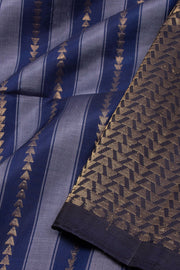 Blue Handloom Kanjivaram Soft Silk Saree 10074813