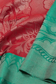 Maroon Handloom Kanjivaram Soft Silk Saree 10074816