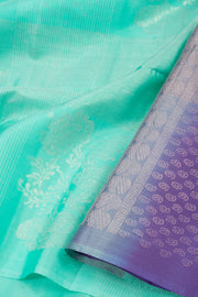  Blue Handloom Kanjivaram Soft Silk Saree 10075683