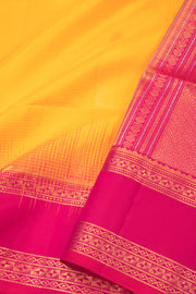 Yellow Handloom Kanjivaram Soft Silk Saree 10075690